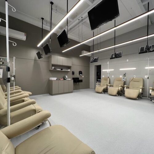 Nova área de quimioterapia: conforto e inovação no tratamento