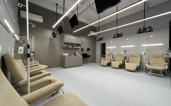 Nova área de quimioterapia: conforto e inovação no tratamento